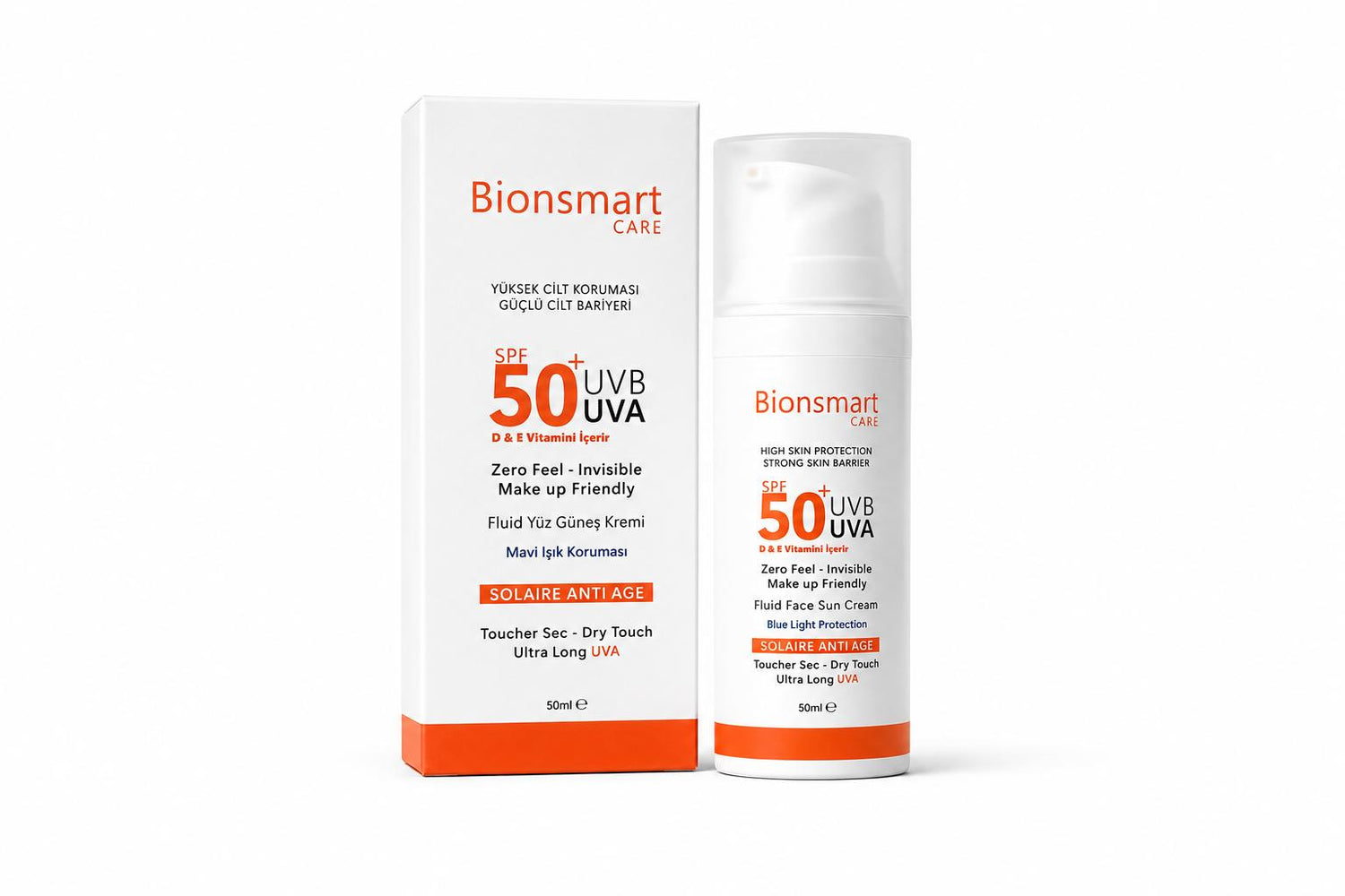 Bionsmart Care Fluid Yüz Güneş Kremi Antı Age 50 Spf